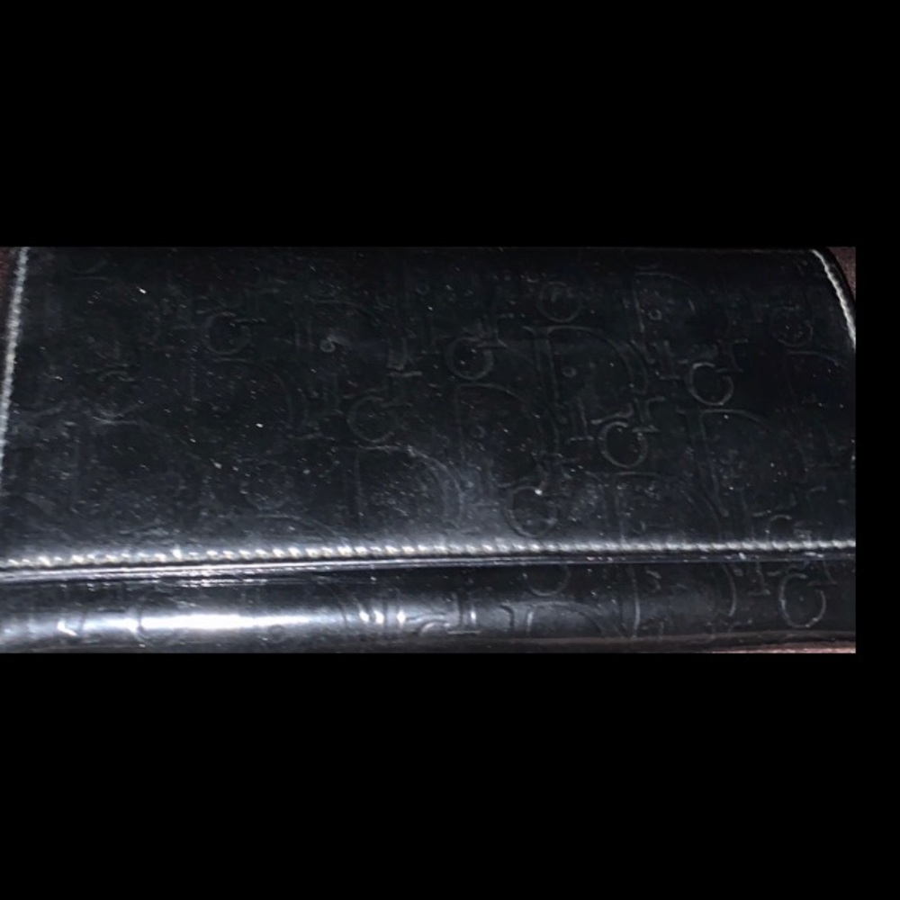 Dior signature Patent Leather Wallet - Picture 4 of 12